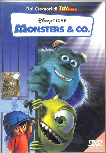 Dvd monsters dianey pixar - monsters,